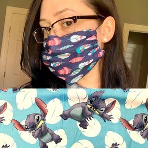 2 Pack Adult Face Mask Stitch